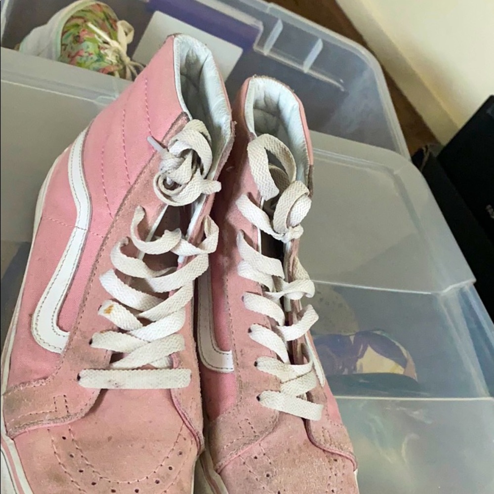 Pink High Top Vans